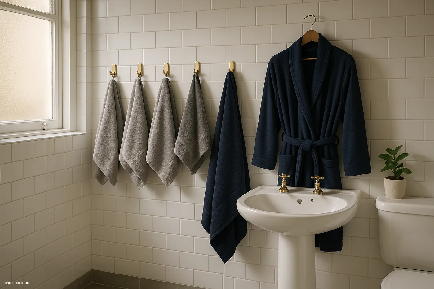 12 Clever No-Nails Small Bathroom Ideas Without Losing Your Deposit